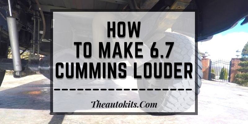 How to Make 6.7 Cummins Louder
