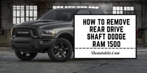 How to Remove Rear Drive Shaft Dodge RAM 1500